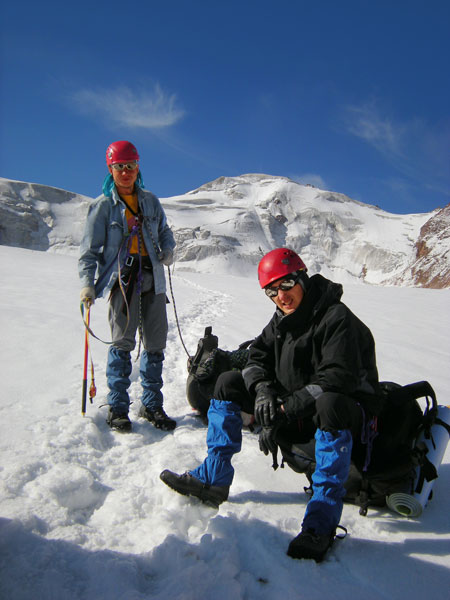 Дима и Антон на леднике Туюксу