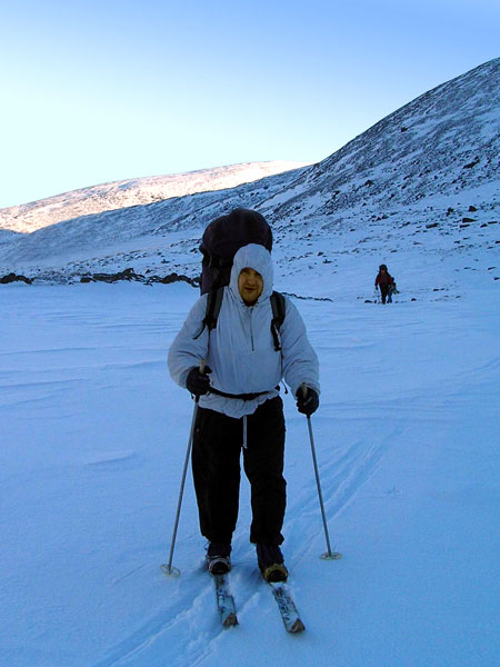 Первые километры лыжни по Хибинам