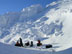 Зимние украшения перевалов в Хибинах