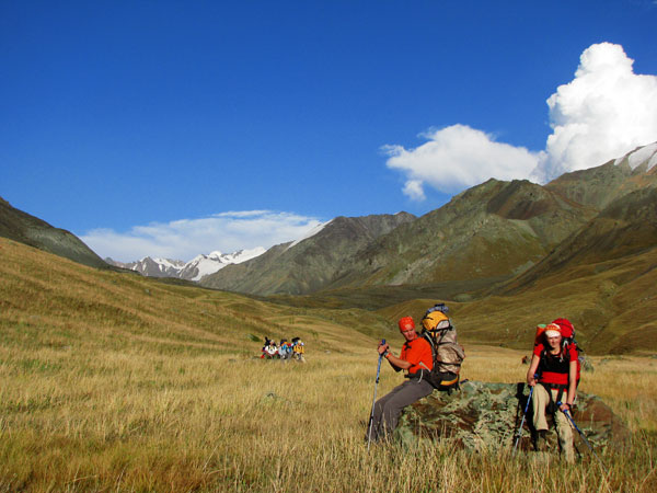 В горных степях Киргизии