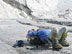 Приступ горняшки при прохождении ледника Шини-Бини